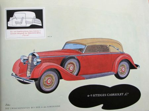 Mercedes-Benz 290 Modelprogram 1938 Carbrochure (1722)
